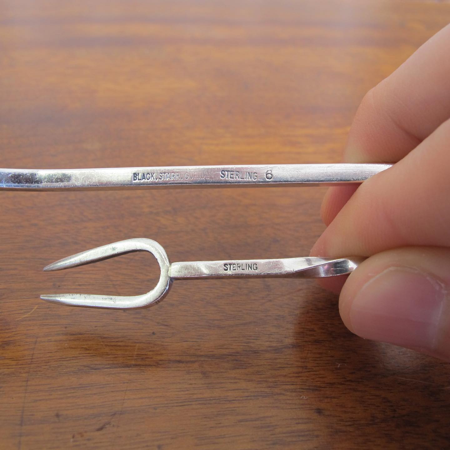 Early cocktail implements in sterling silver, by Black, Starr & Gorham, c. 1920