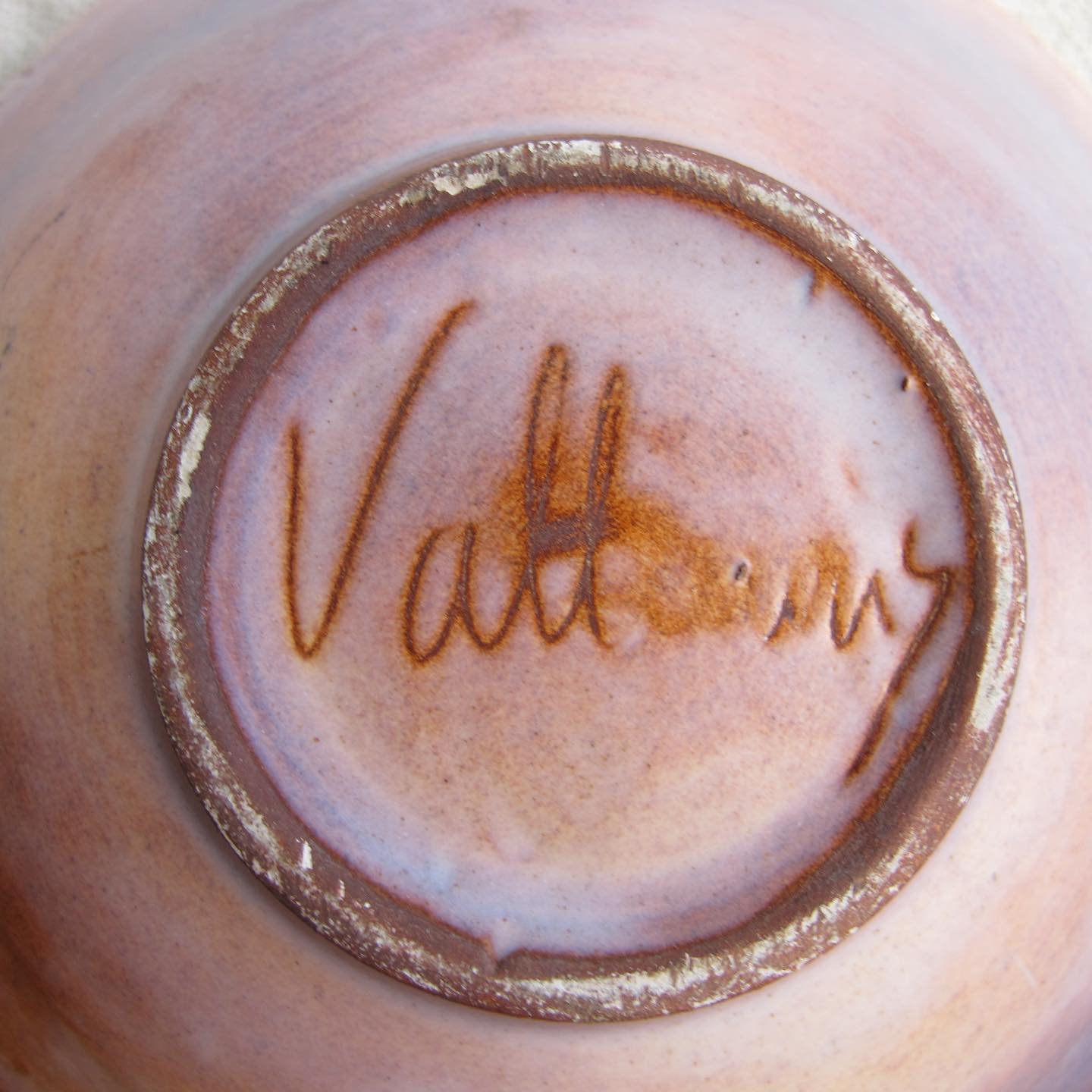 Vallauris French art pottery dish or bowl with goldfish or koi carp in brightly colored orange majolica glazes c. 1950 1960