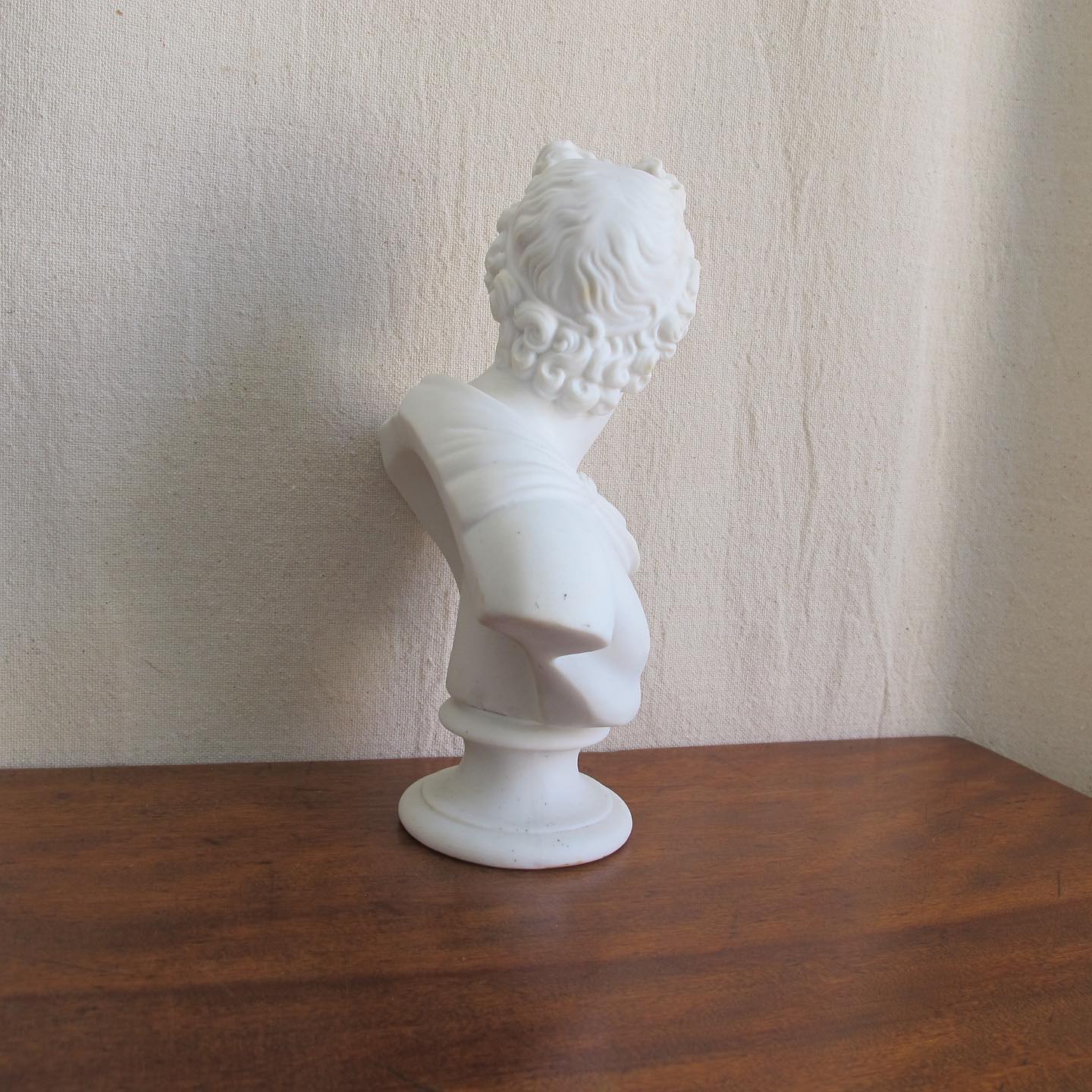 Apollo Belvedere Parian Grand Tour antique bust