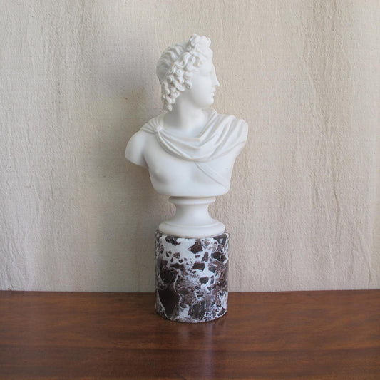 Apollo Belvedere Parian Grand Tour antique bust