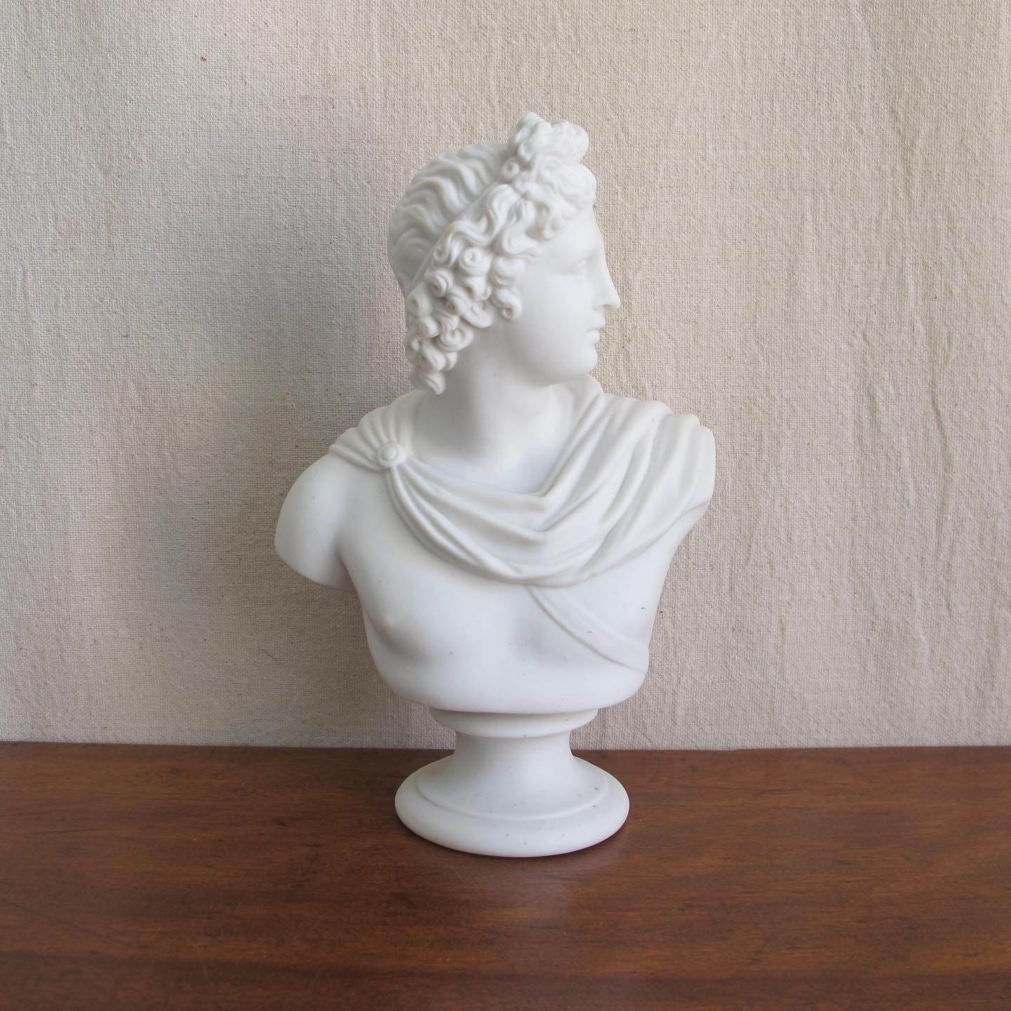 Apollo Belvedere Parian Grand Tour antique bust