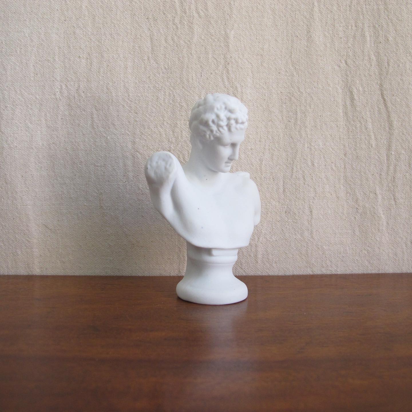 ON HOLD -- Hermes Parian / bisque Grand Tour antique bust