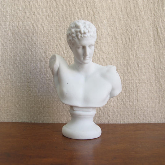 ON HOLD -- Hermes Parian / bisque Grand Tour antique bust