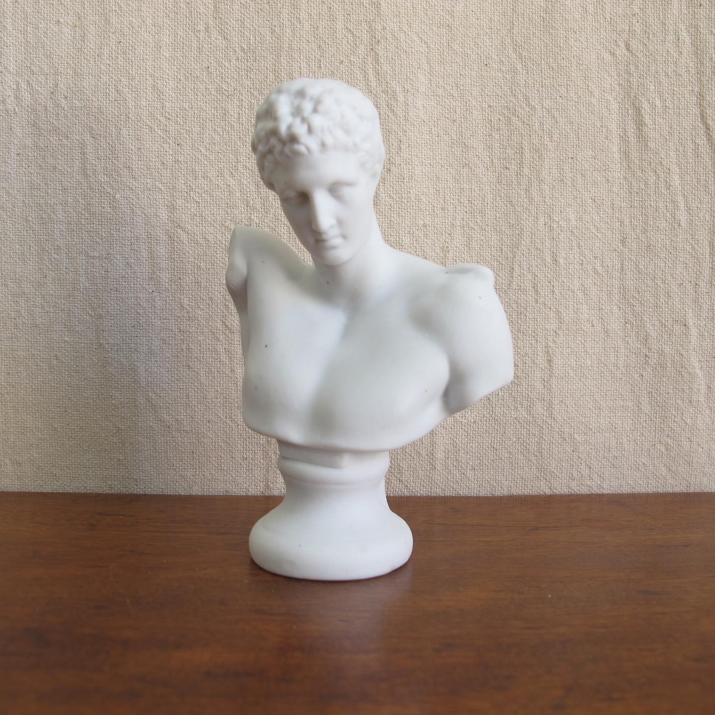 ON HOLD -- Hermes Parian / bisque Grand Tour antique bust