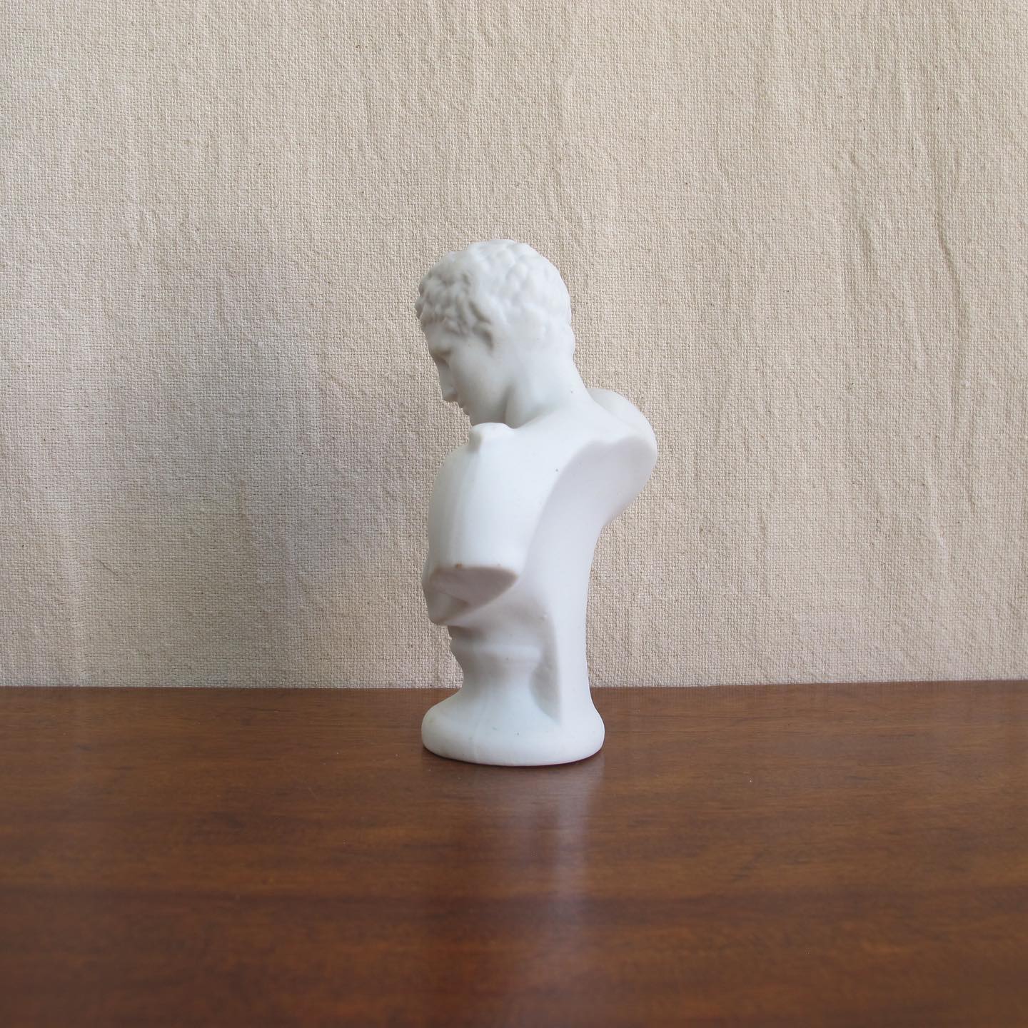 ON HOLD -- Hermes Parian / bisque Grand Tour antique bust