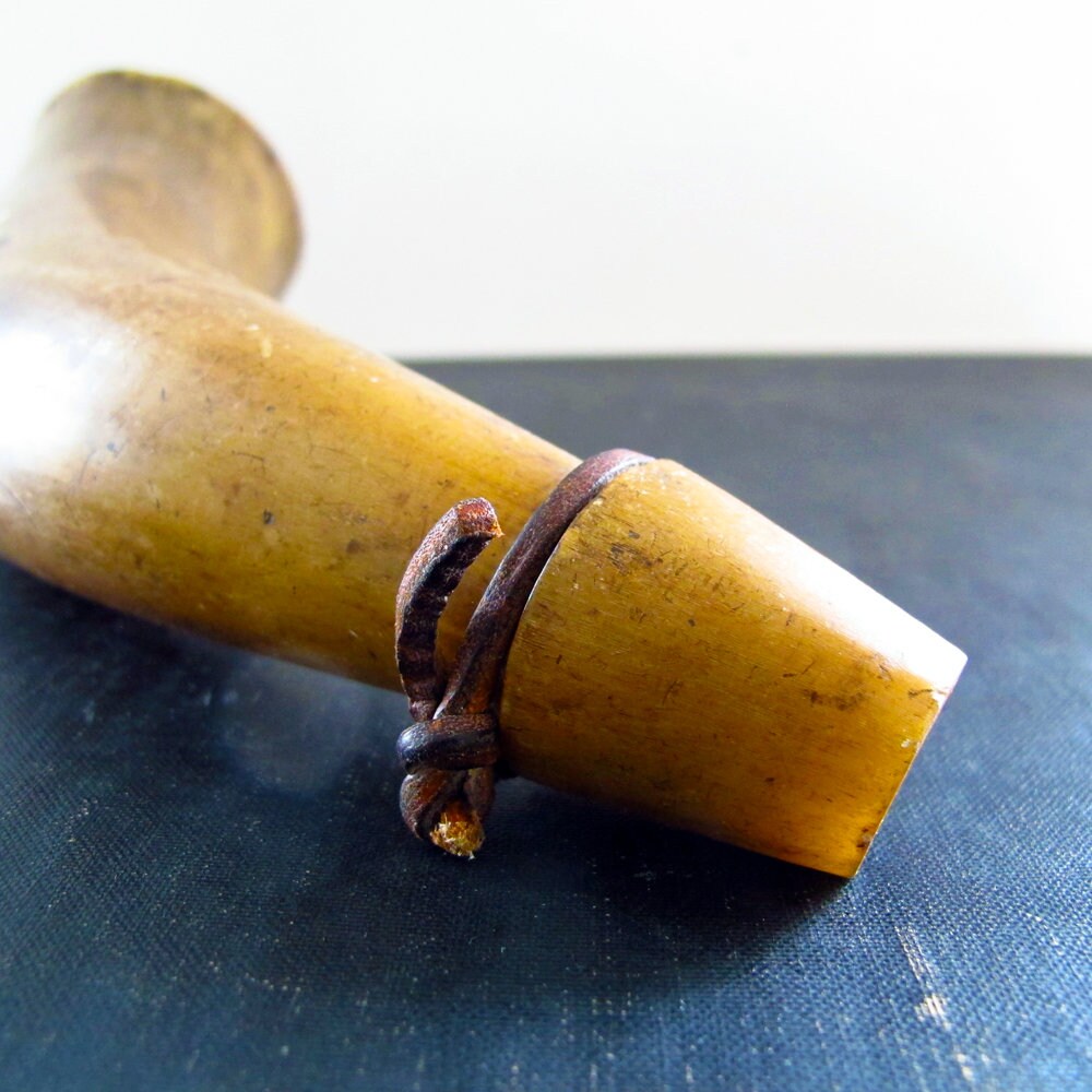 Powder Horn Large Early 19th Century c. 1800 American