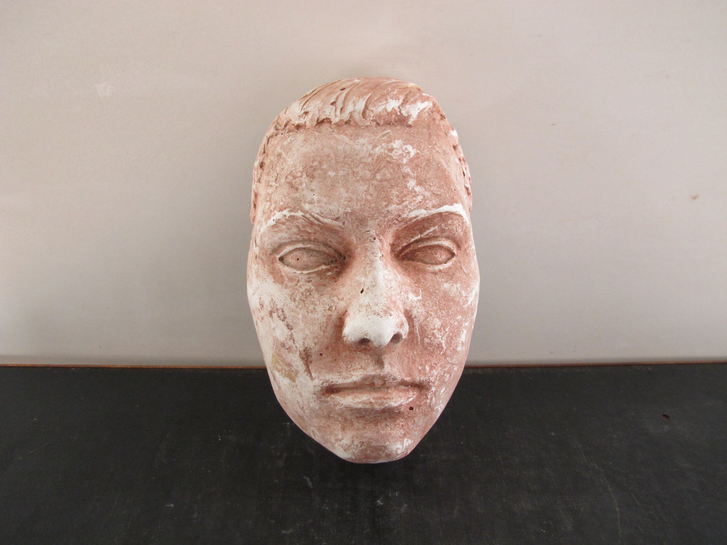 Plaster Head Artist Model Death Mask Look 1950s