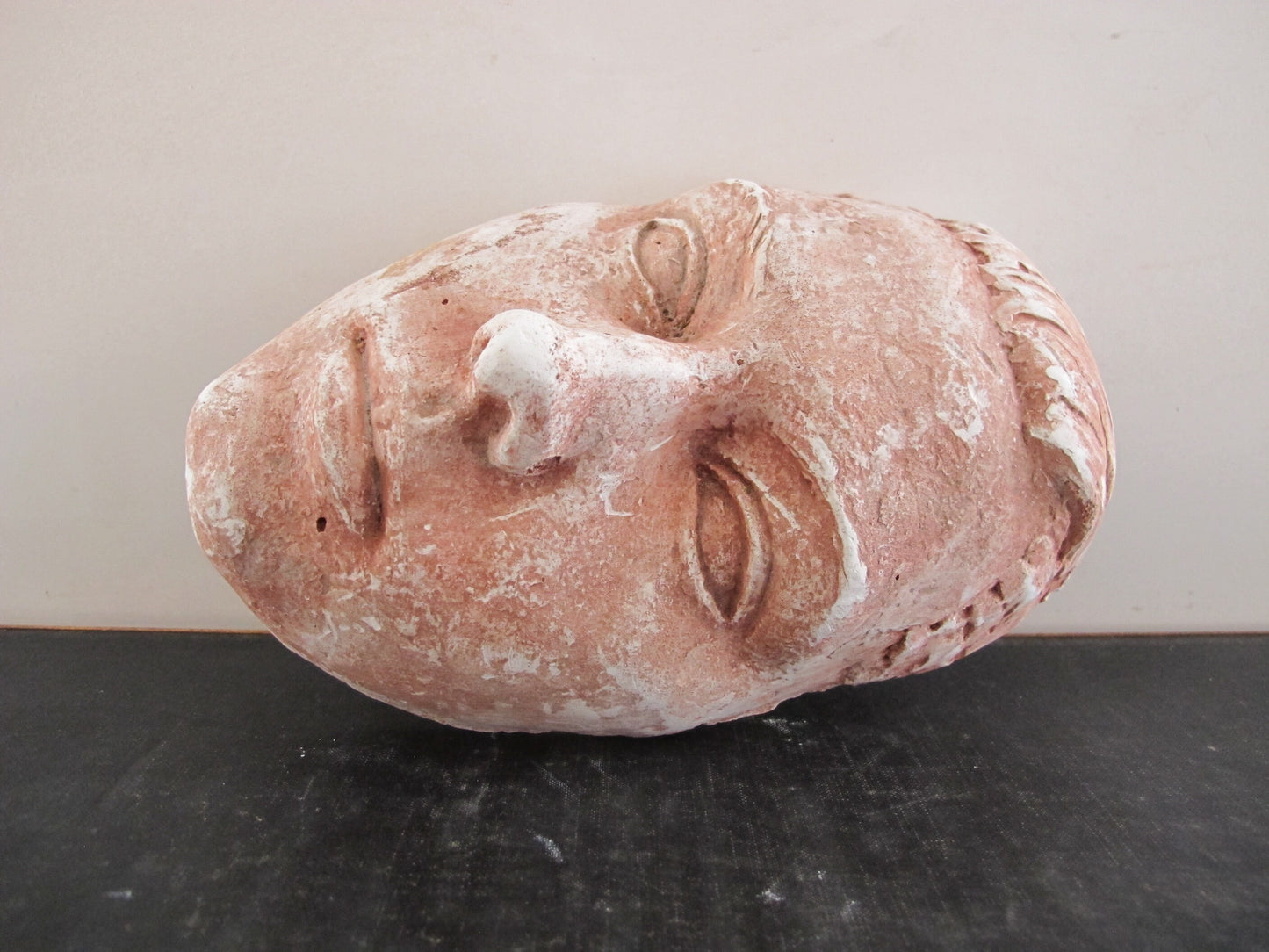 Plaster Head Artist Model Death Mask Look 1950s