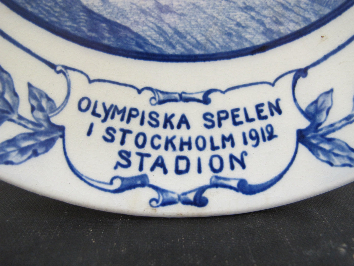 Stockholm Olympics Plate 1912 Commemorative Plate Rorstrand Sweden Scandinavian Edwardian