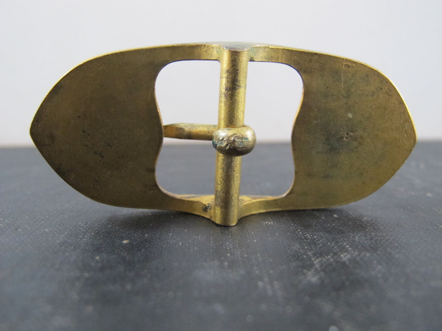 Scottish Kilt Sash Buckle with Lions Gilt Bronze 19th Century Victorian