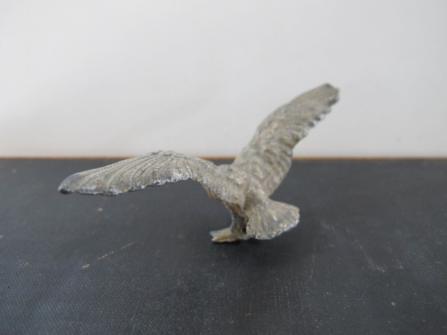 Spelter Toy American Eagle Spread Wings with Original Paint 19th Century