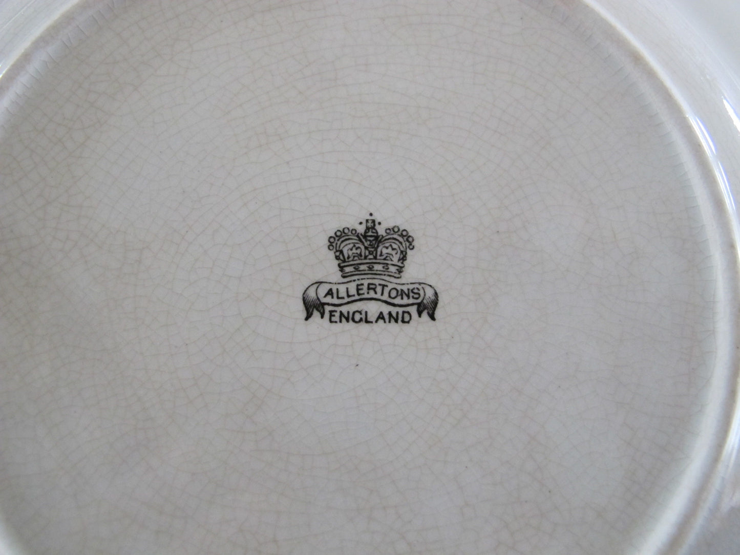 Bowl Plate Advertising Advertisement Bear Thomas Wallis and Co. Edwardian Victorian 1902 1900s