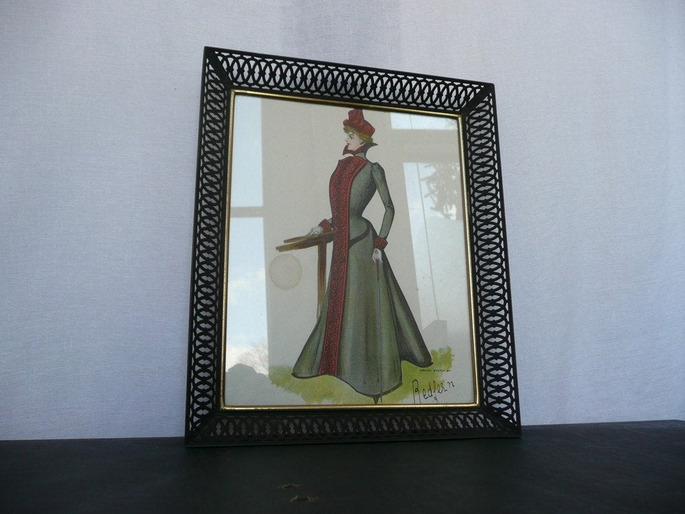 Redfern Fashion Plate Suffragette Early Womens Rights Edwardian or Victorian