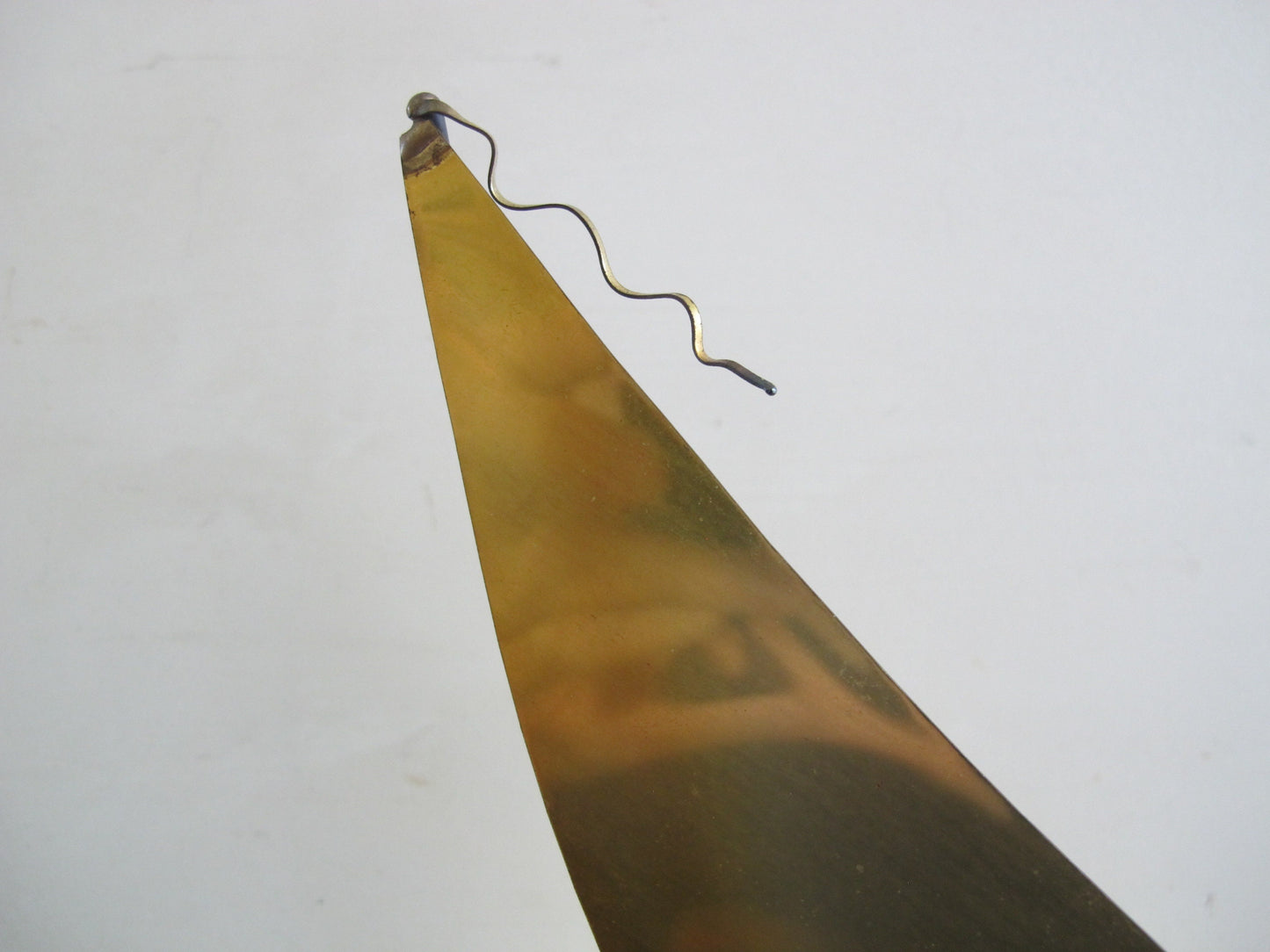 Sculpture Sailboat Brass Onyx 1970s 1960s Curtis Jere Style