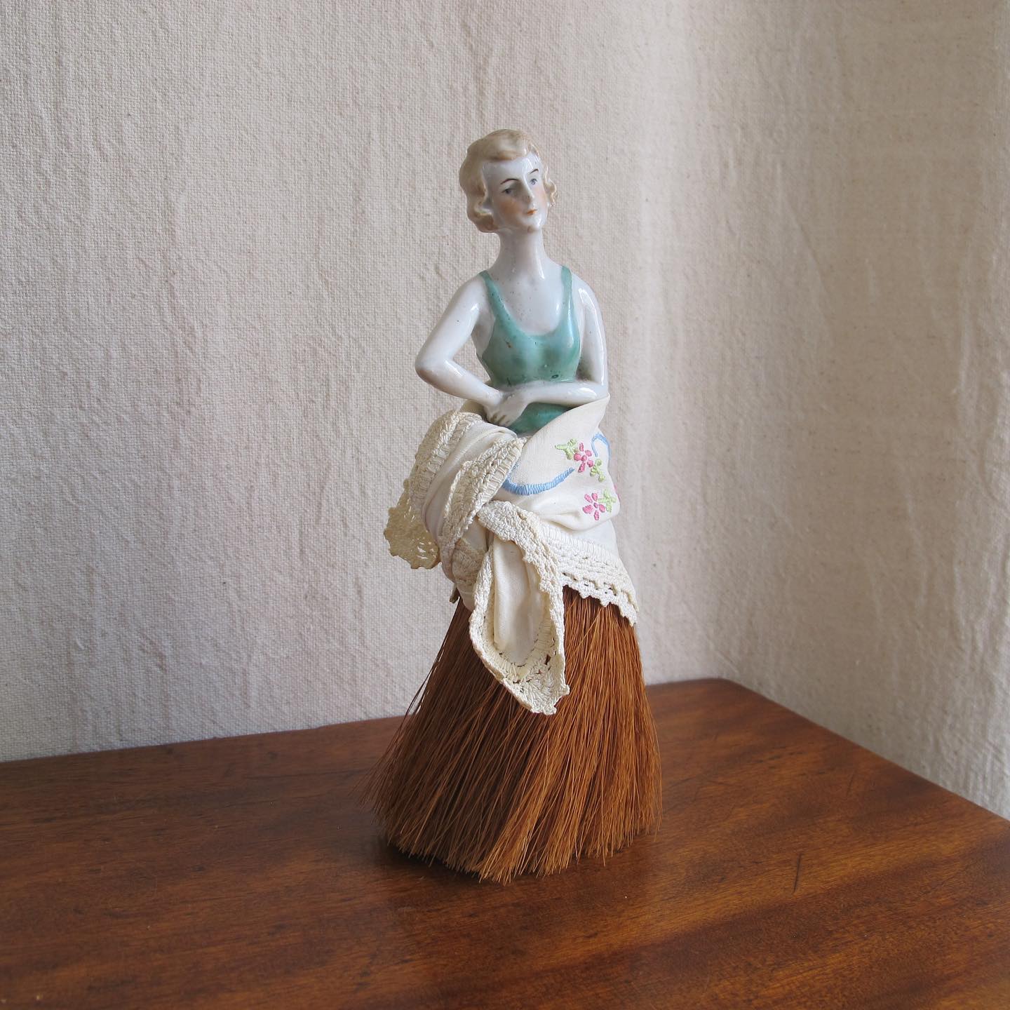 Antique Germany Flapper Girl Porcelain 2024 brush