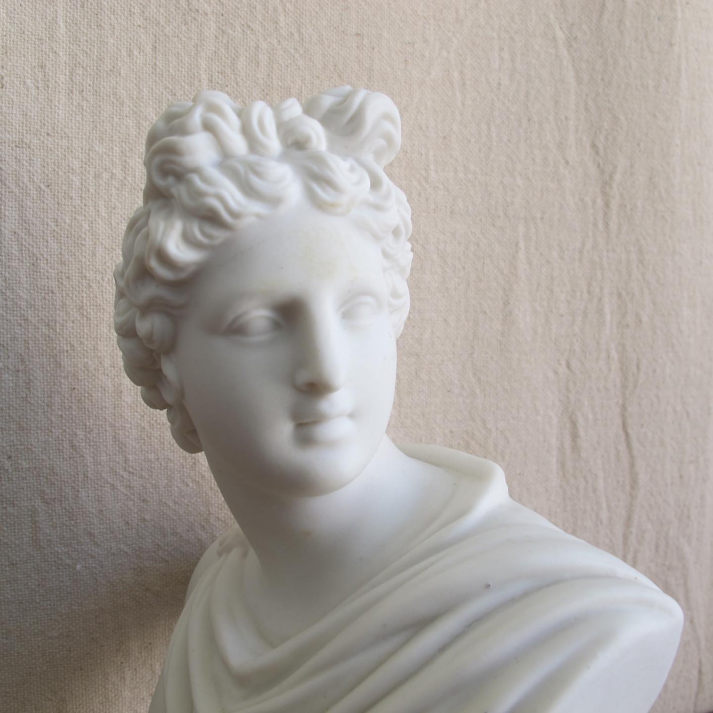 Apollo Belvedere Parian Grand Tour antique bust