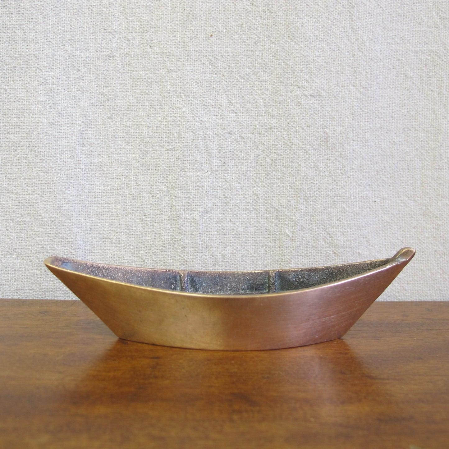 Bronze dory / row boat, detailed and finely cast, c. 1930