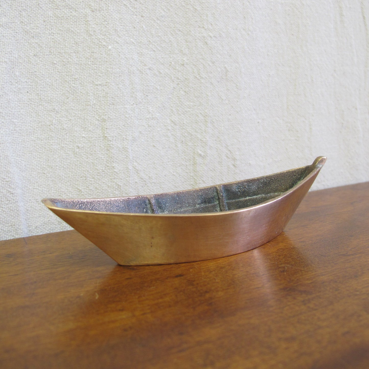 Bronze dory / row boat, detailed and finely cast, c. 1930