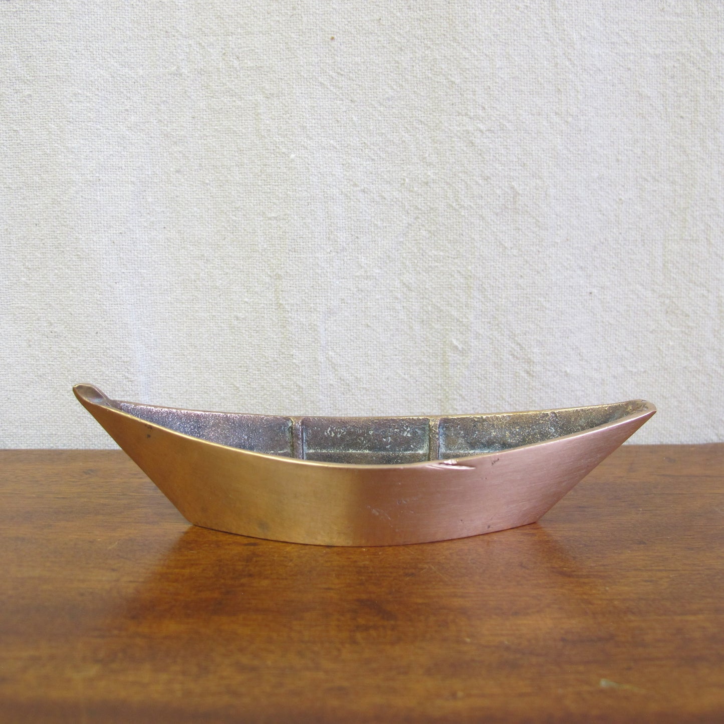 Bronze dory / row boat, detailed and finely cast, c. 1930