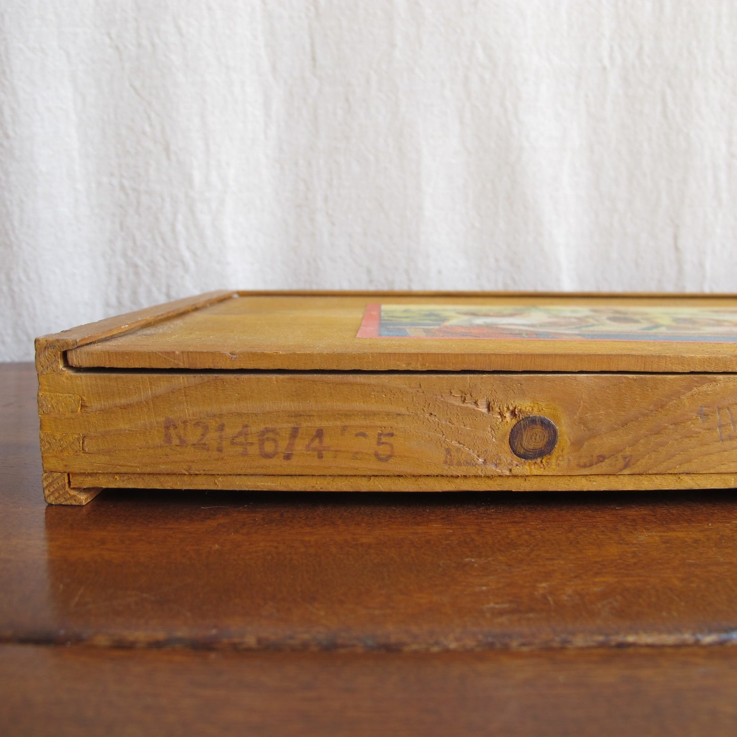 Architectural toy building block set in wood with paper and mica, made in Germany, c. 1920 vintage antique