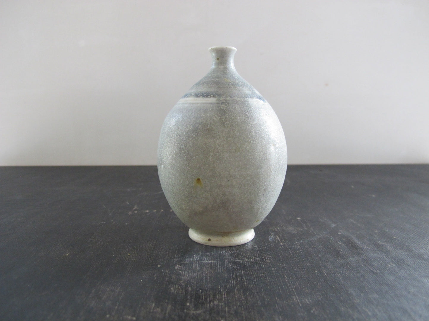 Vase Studio Pottery Exquisitely Thrown and Glazed Near Miniature American 1960s 1970s West Coast