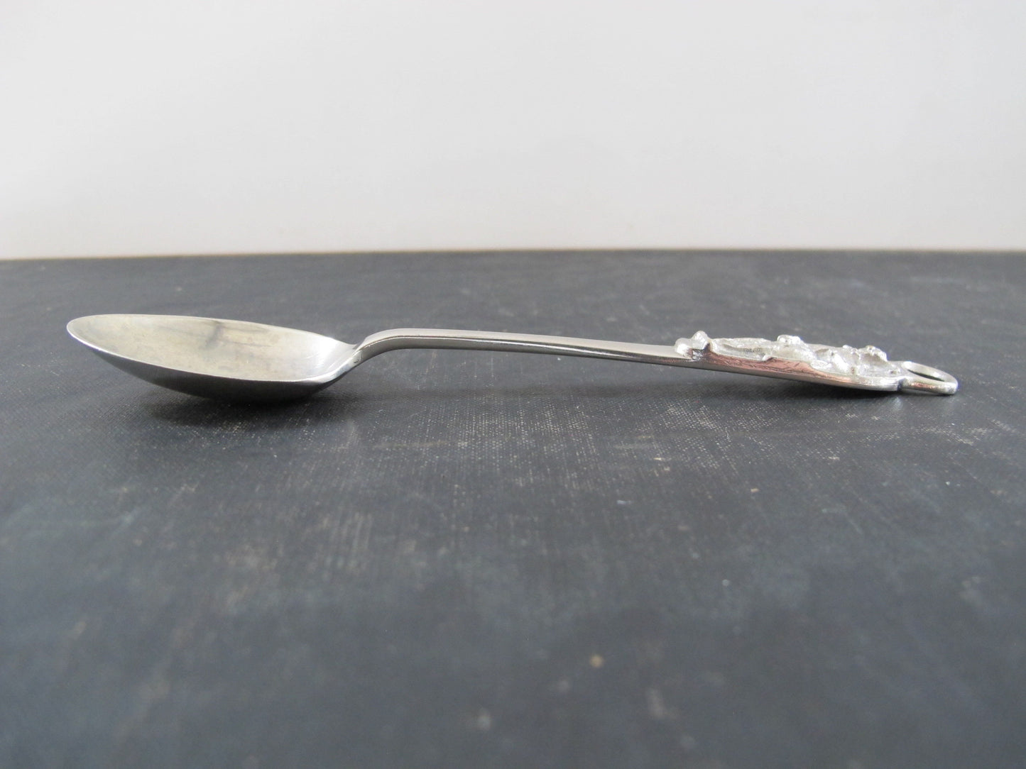 Honey Spoon with Bee English 1930s Mutant Human Bee Silver Plate