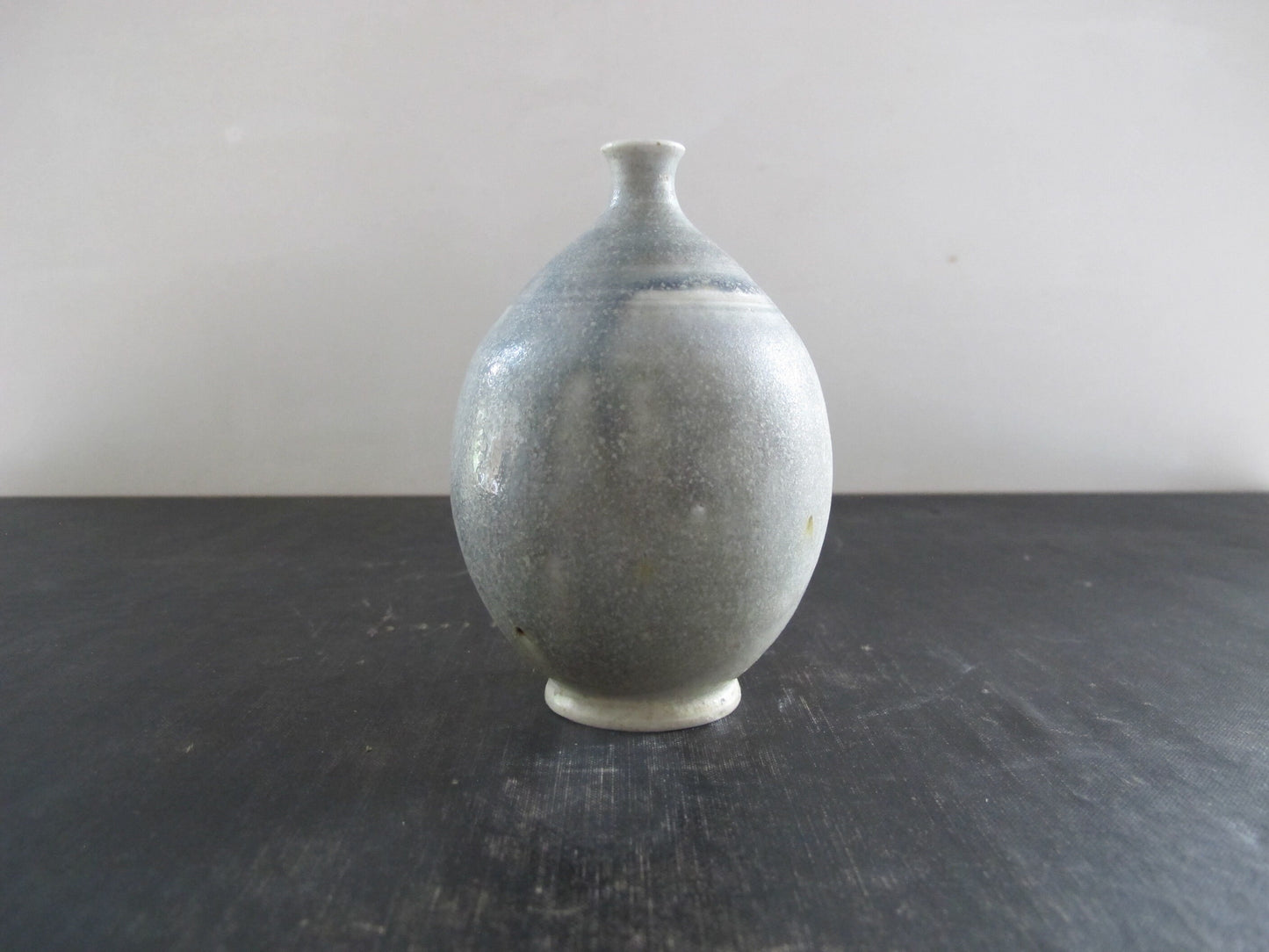 Vase Studio Pottery Exquisitely Thrown and Glazed Near Miniature American 1960s 1970s West Coast